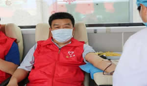 潍坊直水利局组织开展无偿献血活动